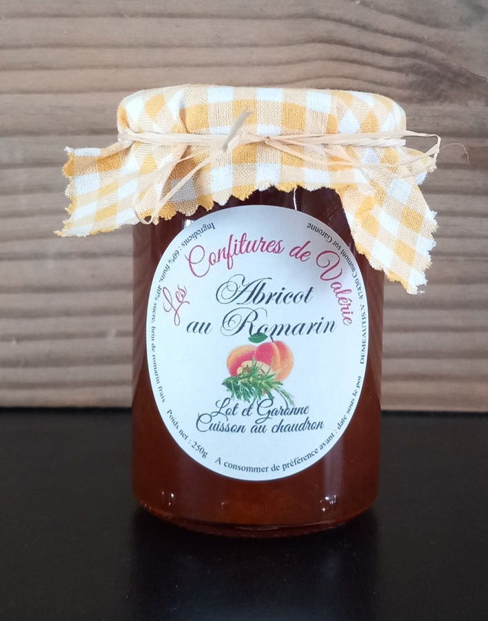 Confiture Extra Abricot au Romarin